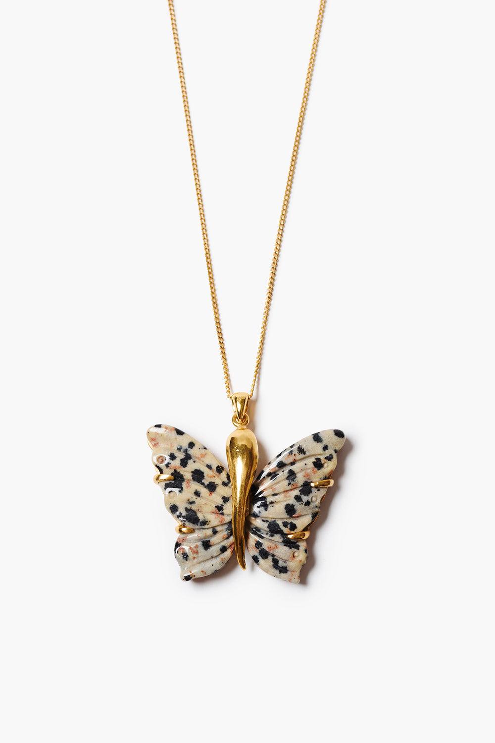 Butterfly Necklace Jasper