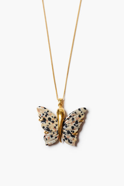 Butterfly Necklace Jasper