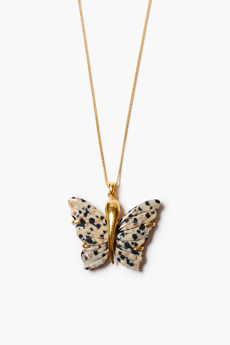 Butterfly Necklace Jasper