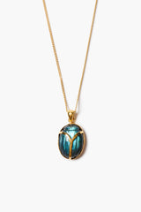 Scarab Necklace Labradorite