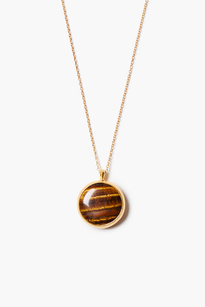 Sardinia Necklace Tiger's Eye – Chan Luu
