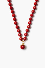 Bell Necklace Red Jasper