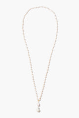 Bell Necklace White Pearl