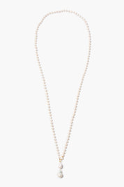 Bell Necklace White Pearl