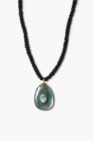 Crest Necklace Labradorite