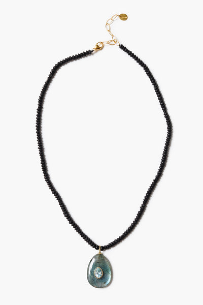 Crest Necklace Labradorite