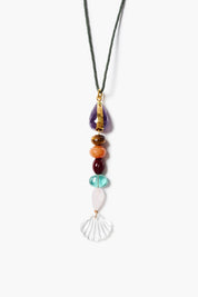 Lucky Catch Cord Necklace Multi