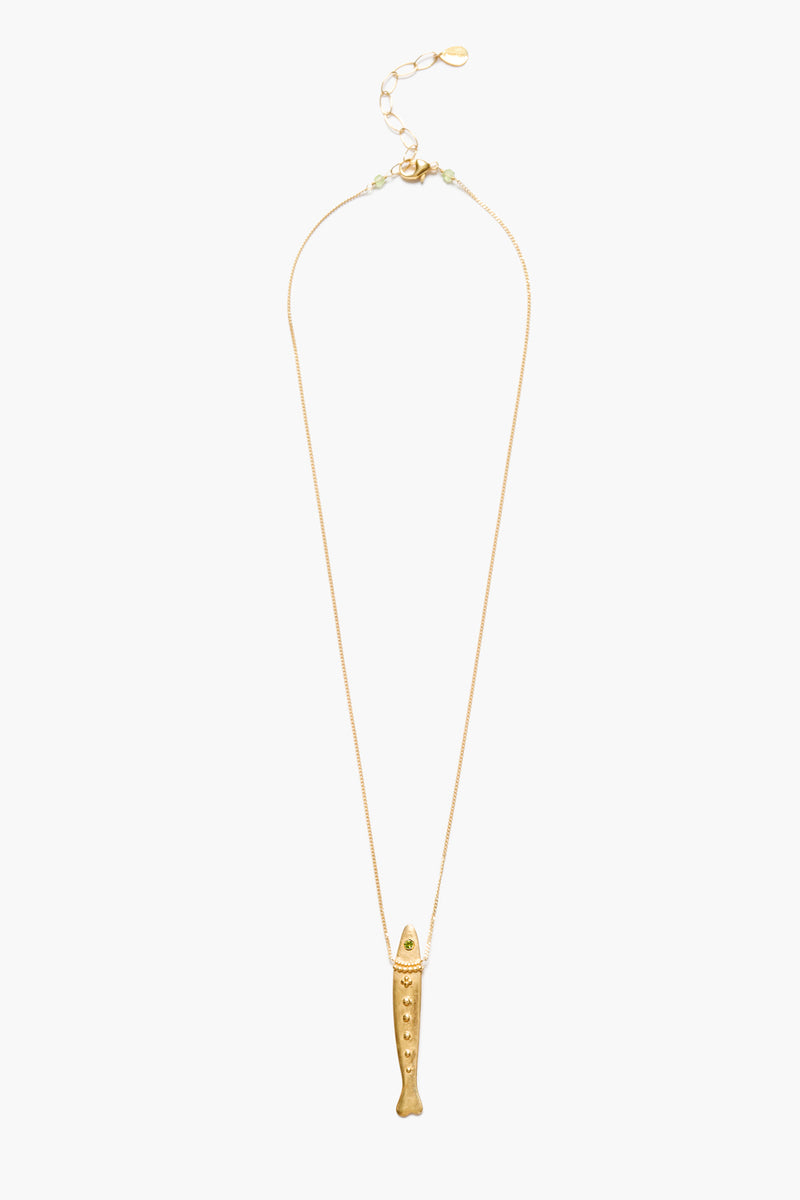 Sardine Necklace Yellow Gold