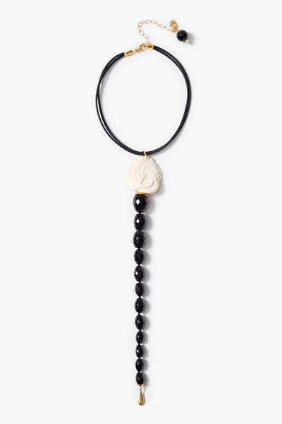 Climbing Vine Necklace Black Agate