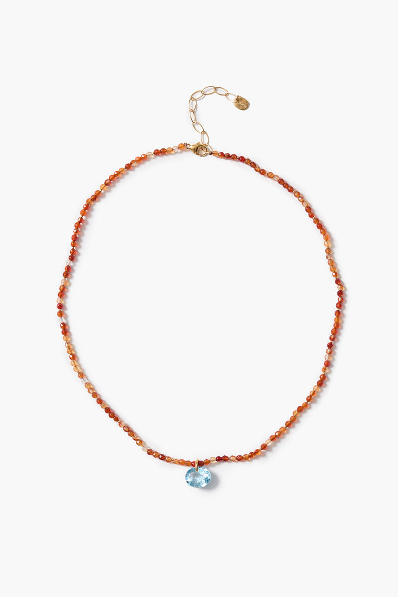 Camille Necklace Carnelian