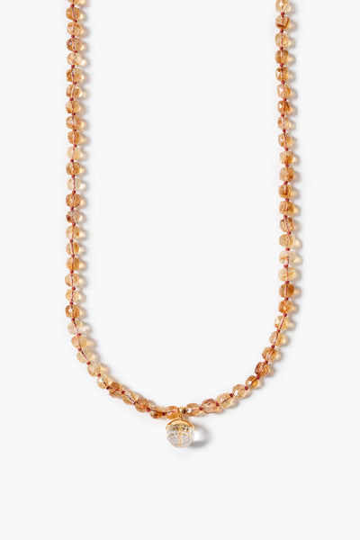 Bell Necklace Citrine