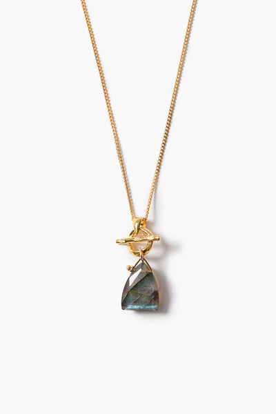 Summit Pendant Necklace Labradorite