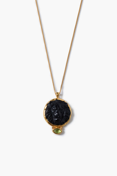 Leon Necklace Black Obsidian