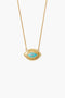 Mariya Evil Eye Necklace Turquoise