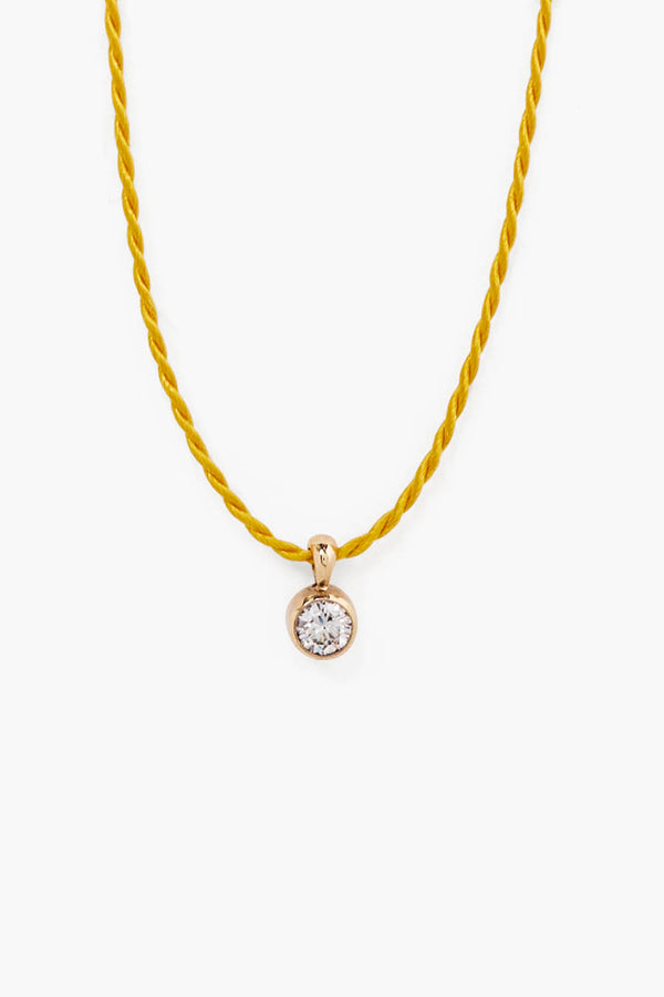 Este Diamond Necklace Mustard