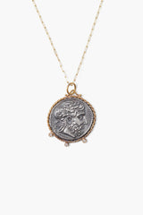 24k Commodus Coin Necklace