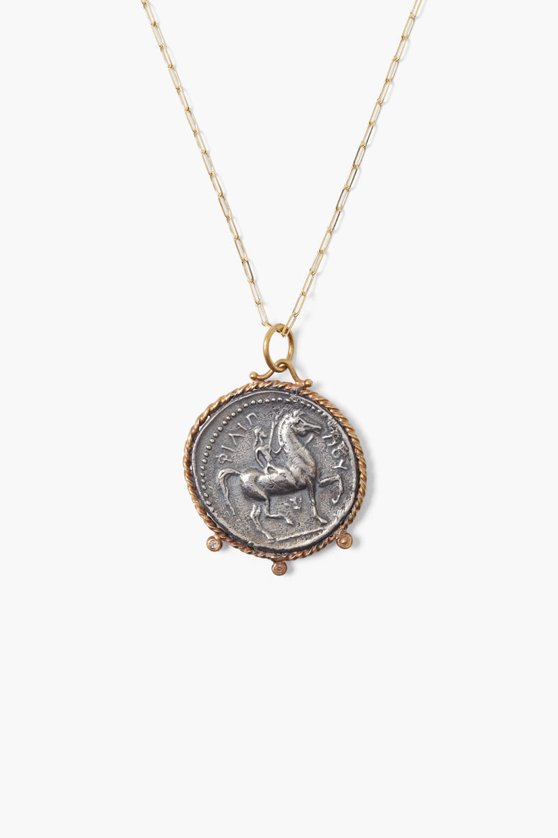 24k Commodus Coin Necklace