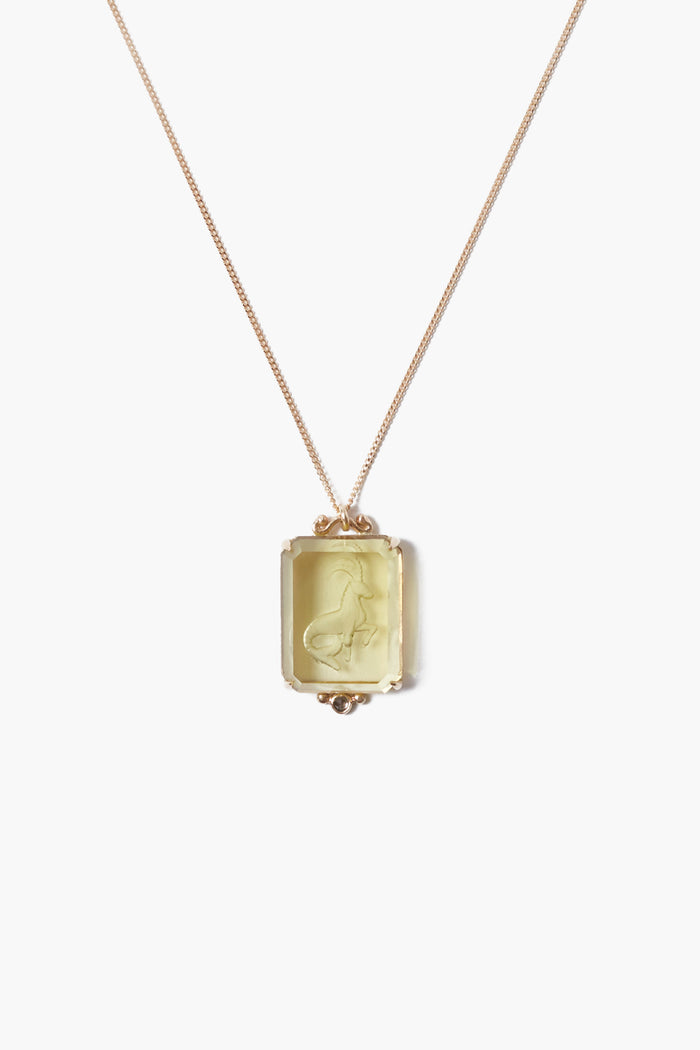 chan luu 14k Capricorn Zodiac Necklace Necklaces