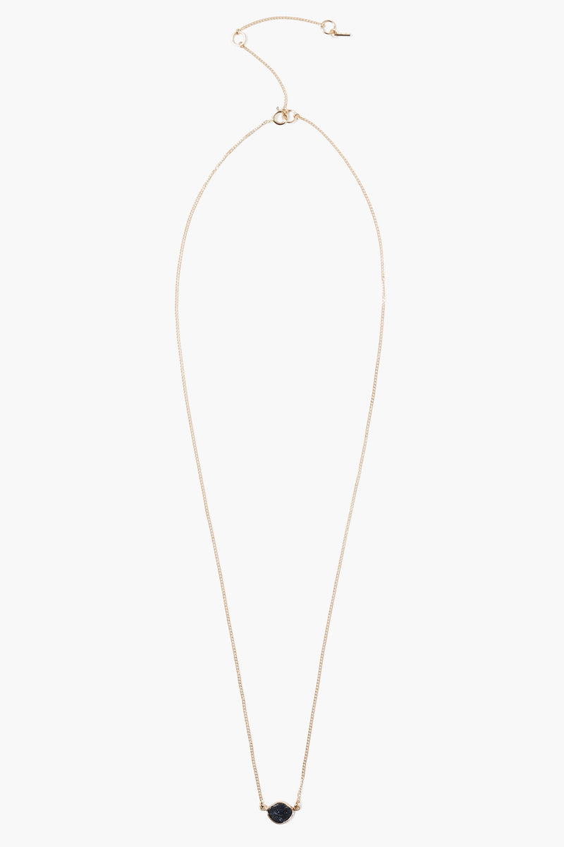 14k Annalise Necklace Black Diamond