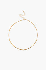 14k Diamond Pear Necklace Yellow Gold