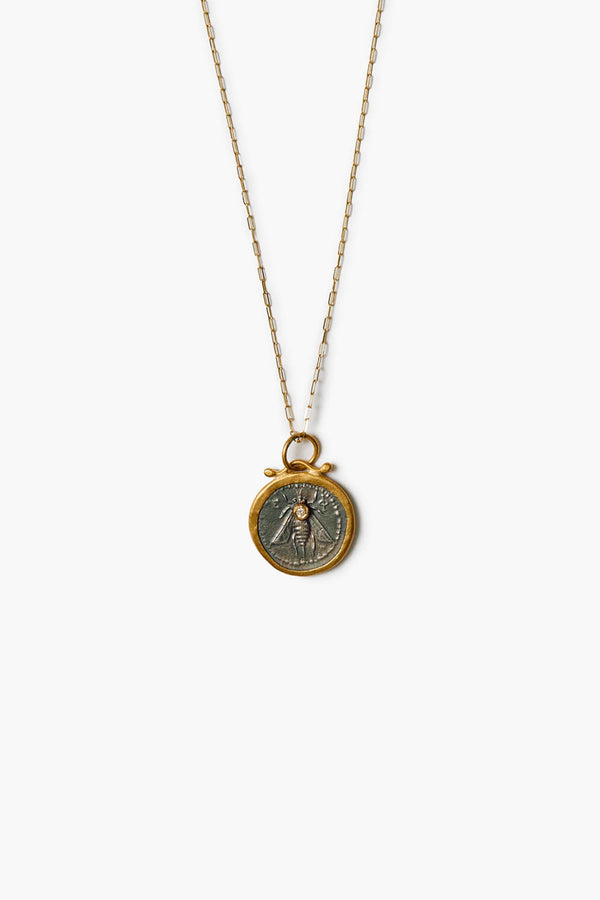 14k Ephesus Necklace Gold Mix