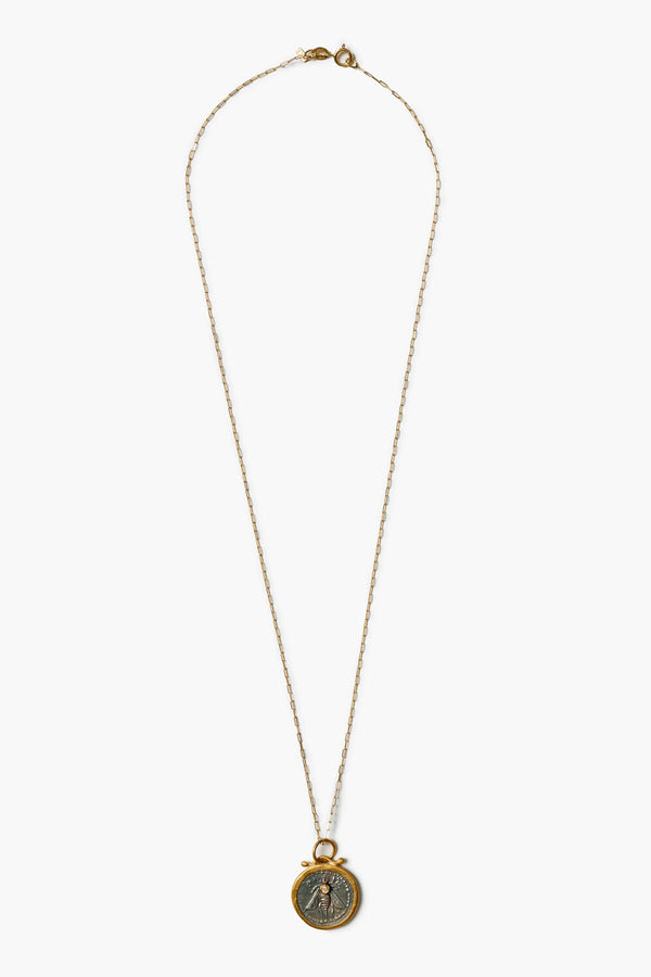 14k Ephesus Necklace Gold Mix