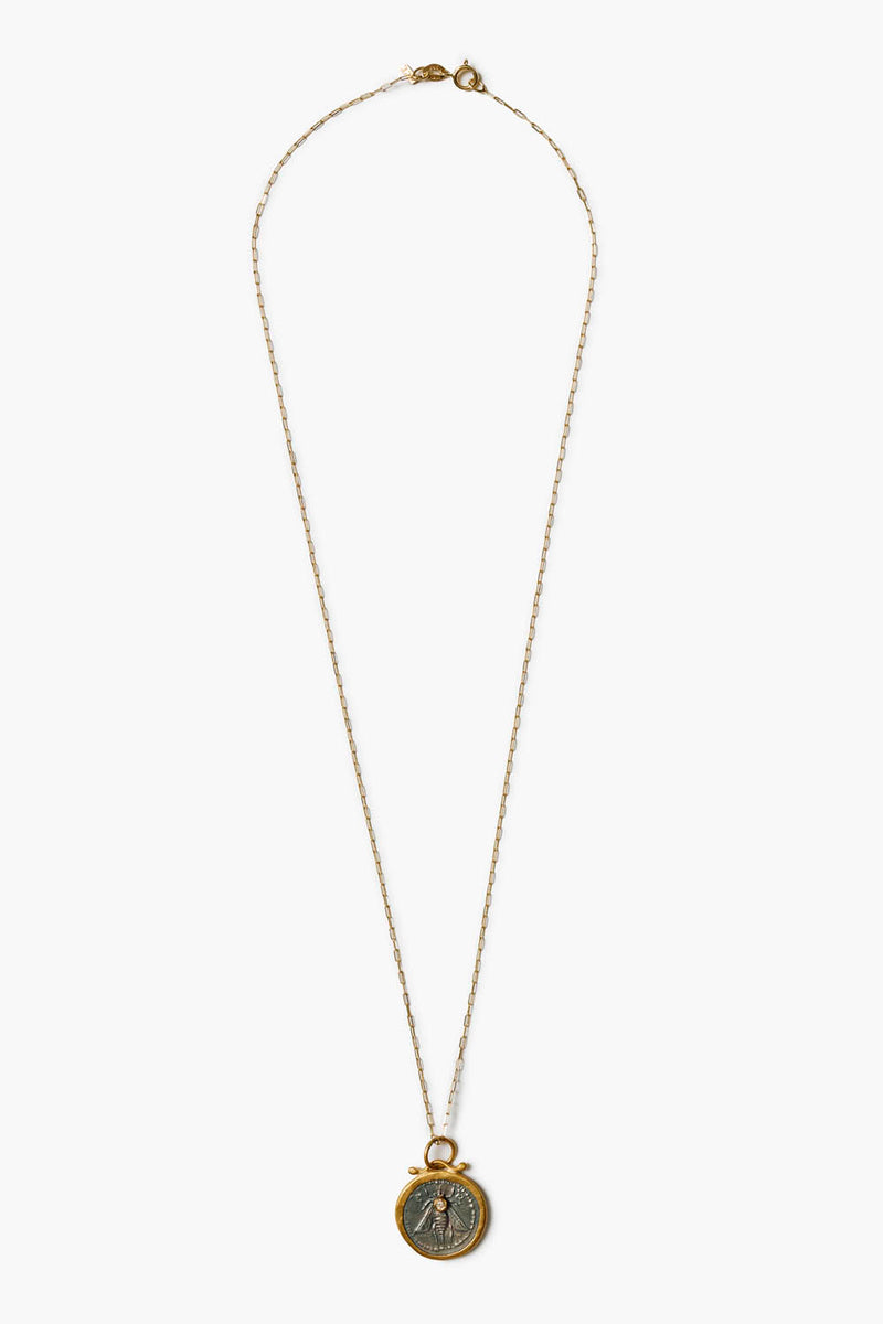 14k Ephesus Necklace Gold Mix