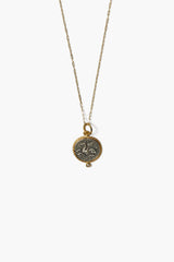 14k Pegasus Necklace Gold Mix