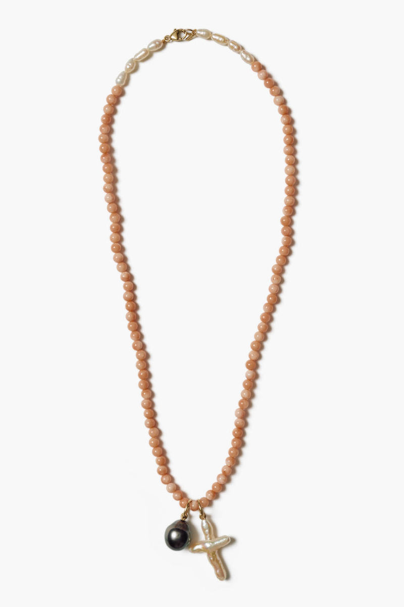 14k Bonaire Necklace Salmon