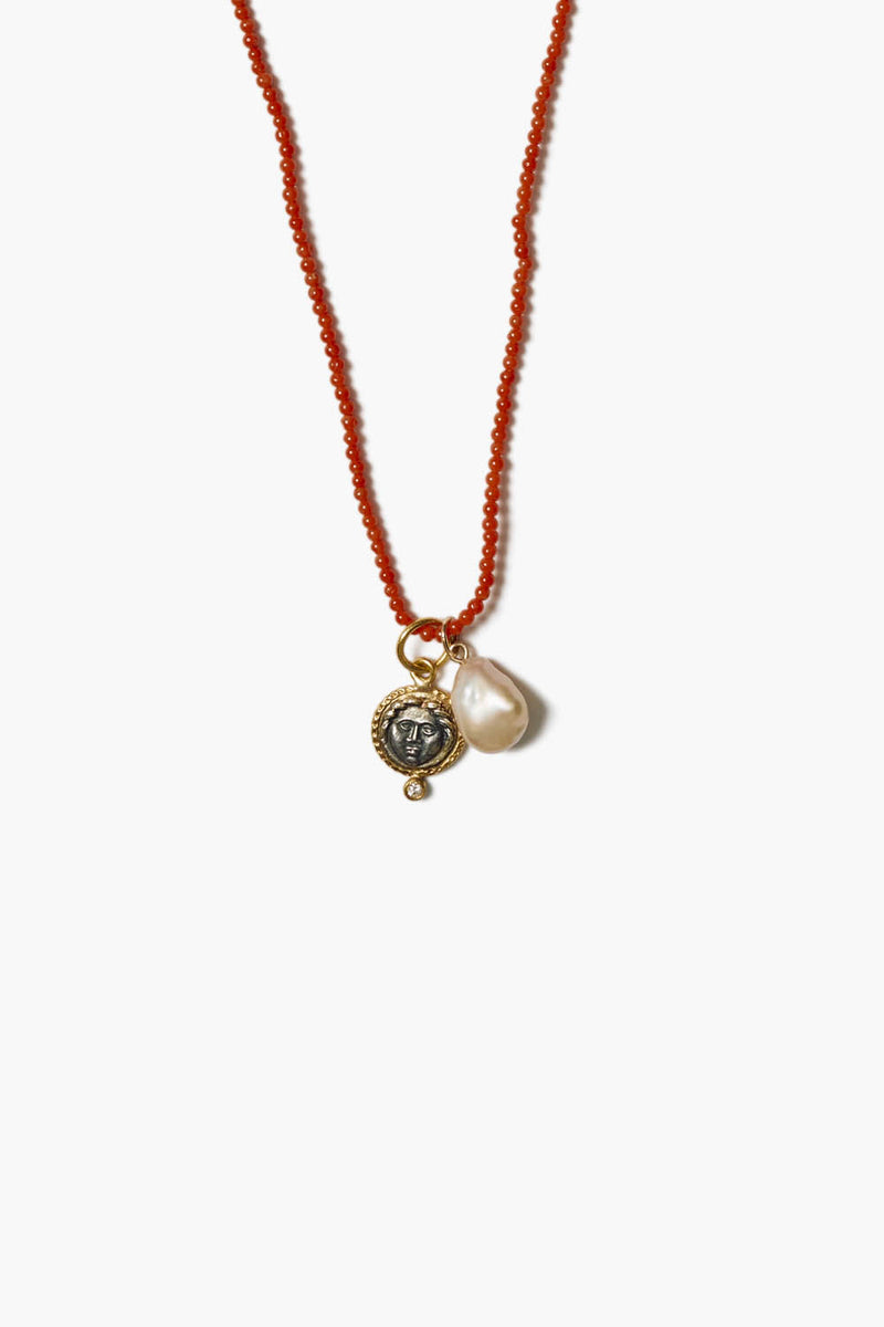 14k Vesta Necklace Red