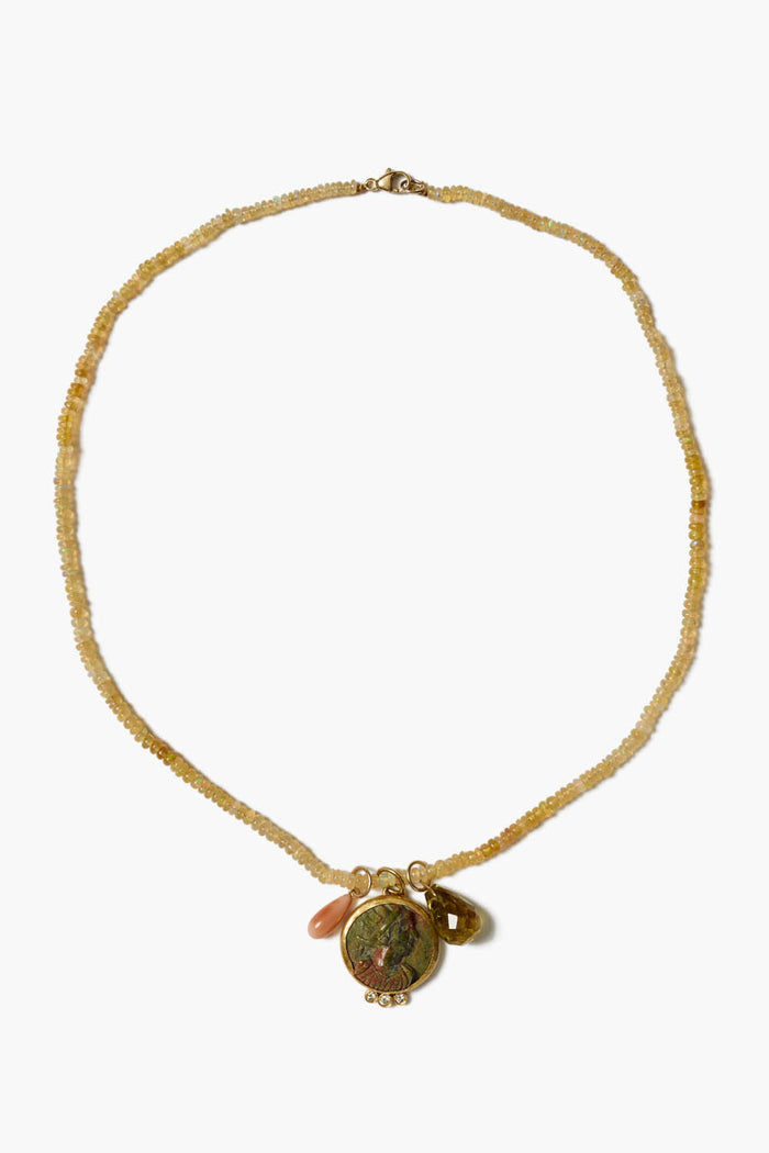 chan luu 14k Calpurnia Cameo Necklace Multi Necklaces