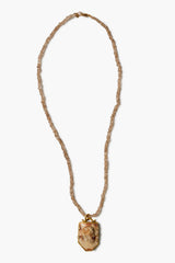 14k Ares Cameo Necklace Multi