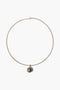 14k Bond Necklace Tahitian Pearl