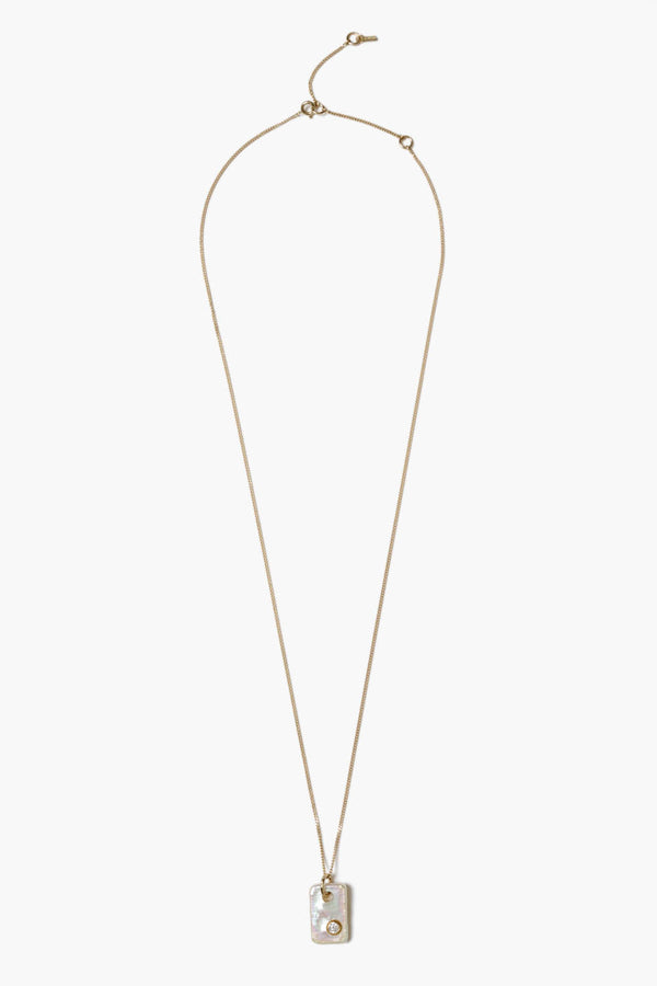 14k Delmar Necklace White Pearl