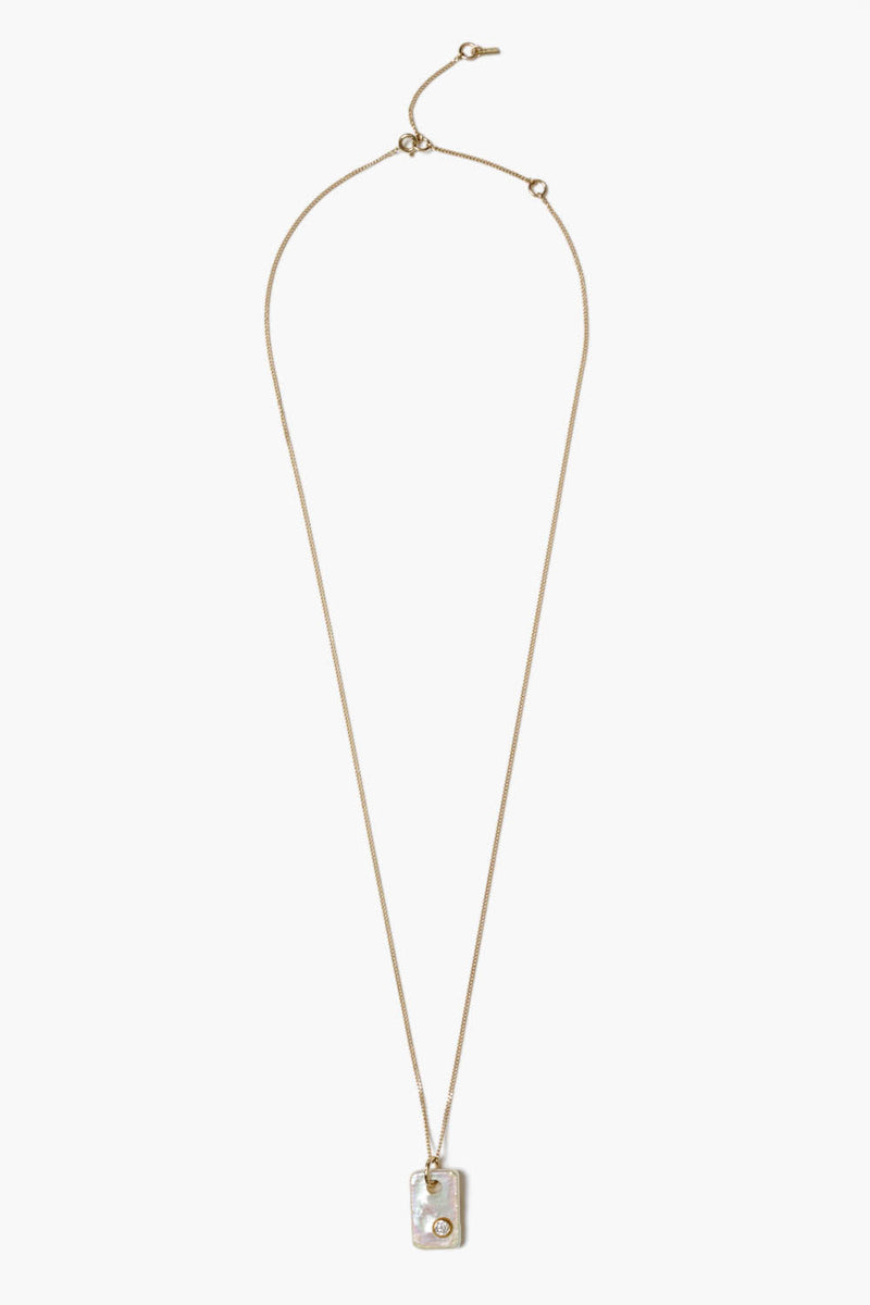 14k Delmar Necklace White Pearl