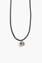 14k Bond Cord Necklace White Pearl