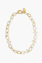 Lark Chain Necklace White Pearl