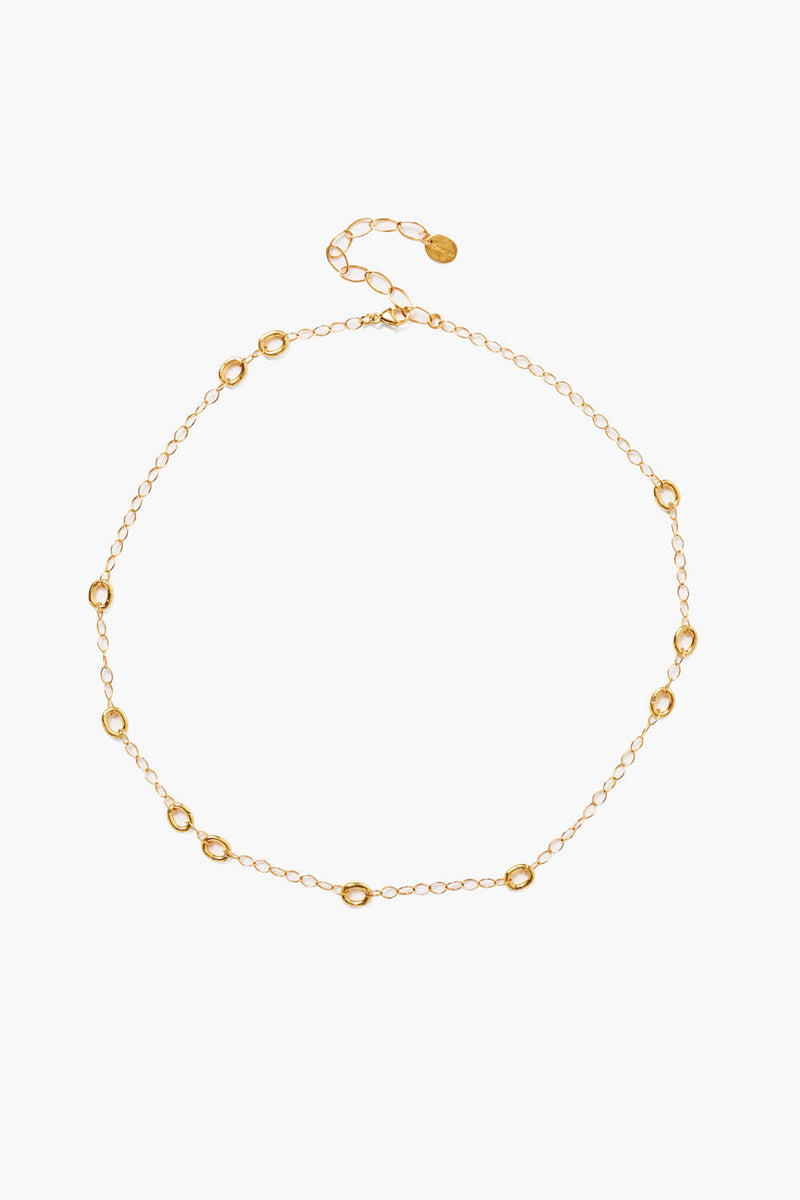 Leni Chain Link Necklace Gold