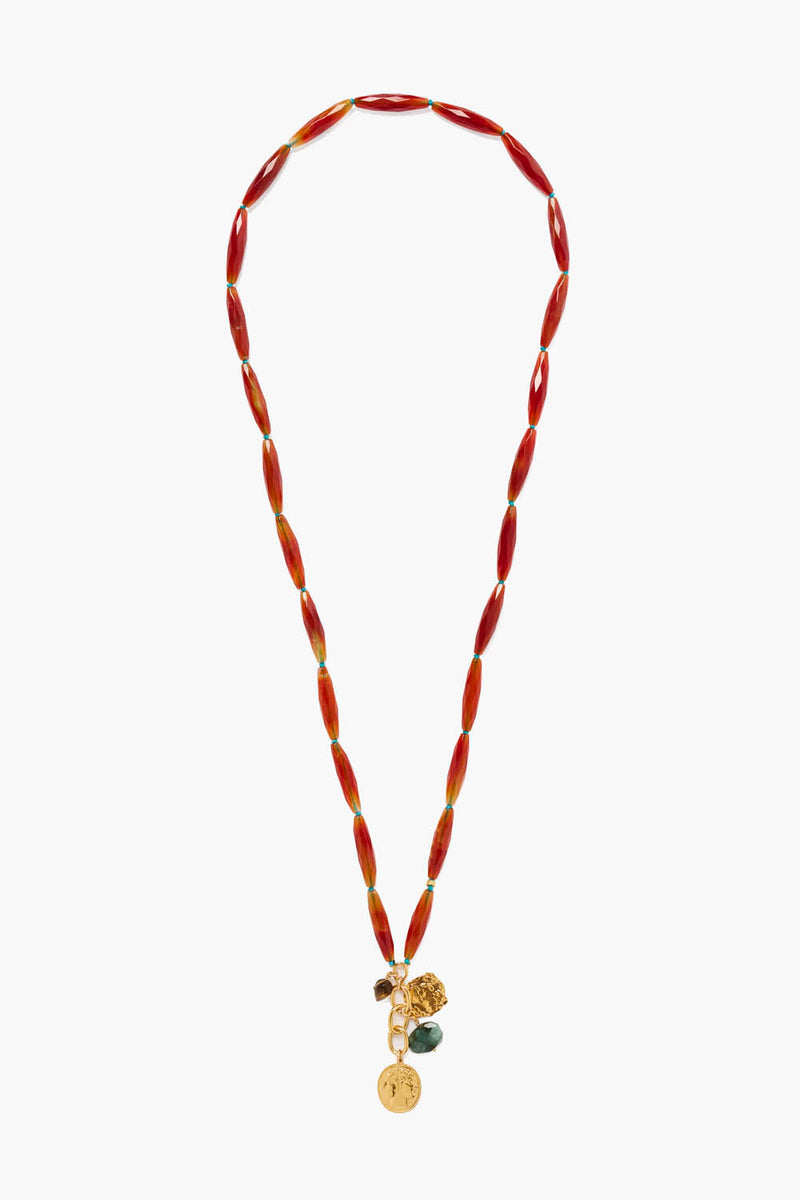 Salome Necklace Carnelian