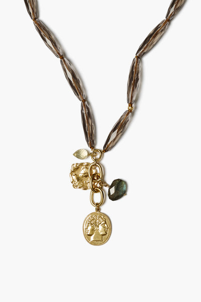 Salome Necklace Smoky Quartz