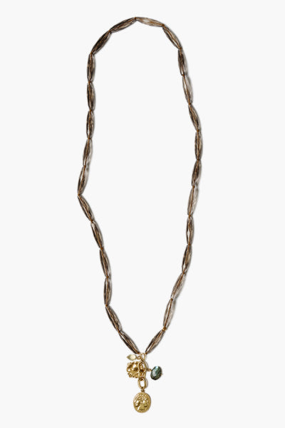 Salome Necklace Smoky Quartz