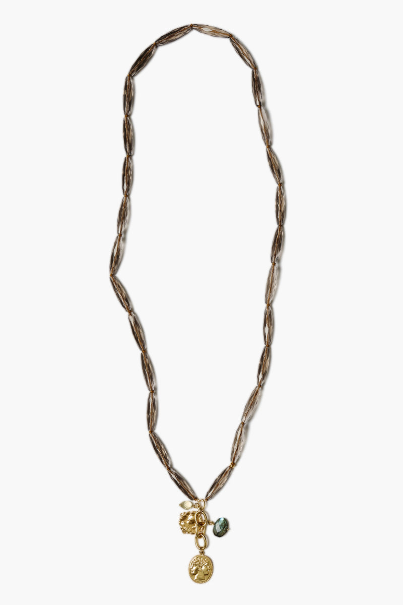 Salome Necklace Smoky Quartz