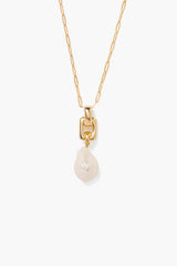 Ellis Necklace White Pearl