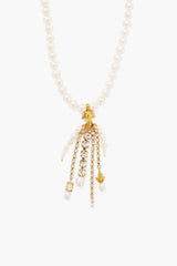 Pippa Cascade Necklace White Pearl