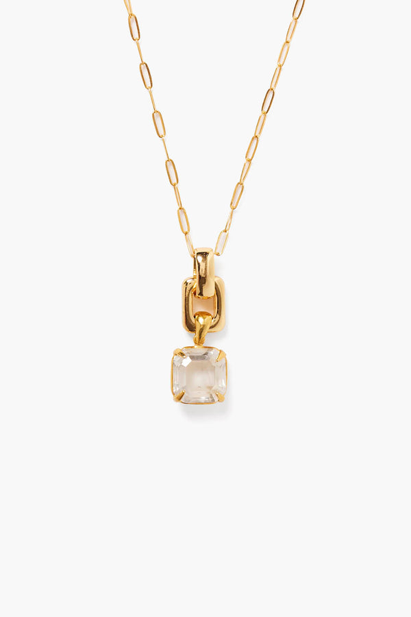 Ellis Necklace Crystal Gold