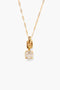 Ellis Necklace Crystal Gold