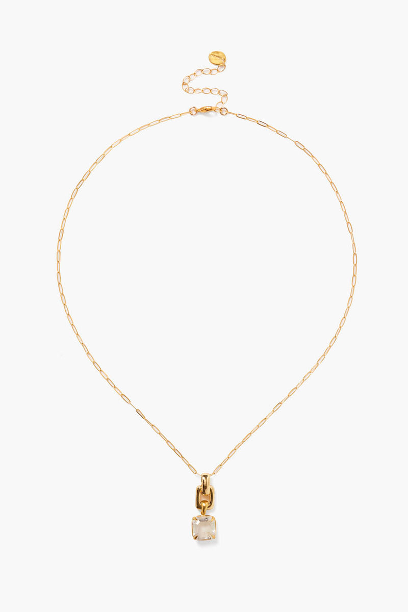 Ellis Necklace Crystal Gold