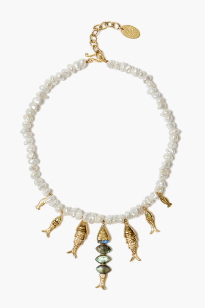 Orris Necklace White Pearl Mix – Chan Luu