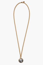 Nautilus Pocket Watch Necklace Black MOP