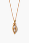Peapod Necklace Gold